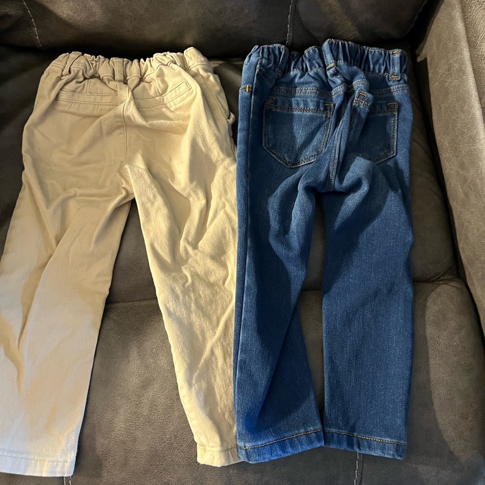 2prs of Little Girls Pants - Picture 2 of 5